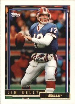 1992 Topps - Gold #733 Jim Kelly Front