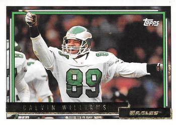 1992 Topps - Gold #54 Calvin Williams Front