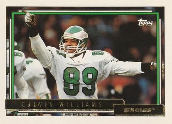 1992 Topps - Gold #54 Calvin Williams Front