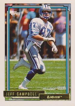 1992 Topps - Gold #139 Jeff Campbell Front