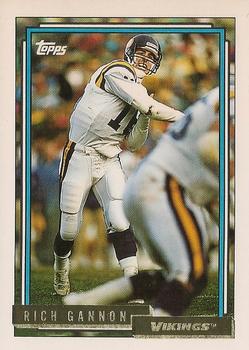1992 Topps - Gold #159 Rich Gannon Front