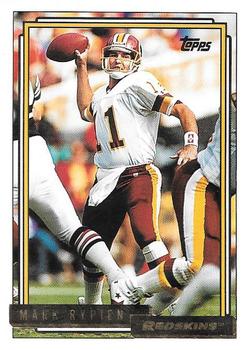 1992 Topps - Gold #295 Mark Rypien Front