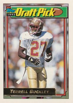 1992 Topps - Gold #303 Terrell Buckley Front