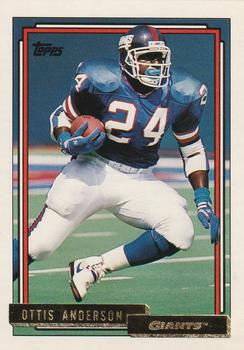 1992 Topps - Gold #341 Ottis Anderson Front