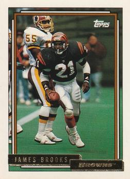 1992 Topps - Gold #509 James Brooks Front