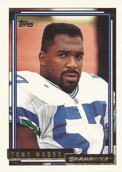 1992 Topps - Gold #512 Tony Woods Front