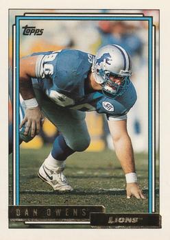 1992 Topps - Gold #631 Dan Owens Front
