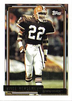 1992 Topps - Gold #470 Vince Newsome Front