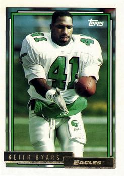 1992 Topps - Gold #520 Keith Byars Front