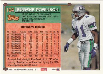 1994 Topps - Special Effects #164 Eugene Robinson Back