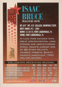 1994 Topps - Special Effects #448 Isaac Bruce Back