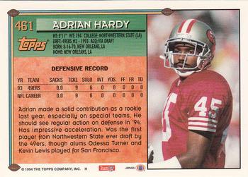 1994 Topps - Special Effects #461 Adrian Hardy Back