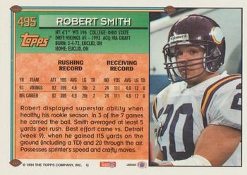 1994 Topps - Special Effects #495 Robert Smith Back