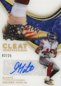 2020 Panini Immaculate Collection - Cleat Immpressions #CI-GT Golden Tate III Front