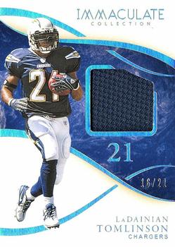 2020 Panini Immaculate Collection - Immaculate Numbers Memorabilia #INM35 LaDainian Tomlinson Front