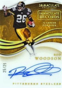 2020 Panini Immaculate Collection - Immaculate Records #IR-RW Rod Woodson Front