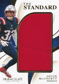 2020 Panini Immaculate Collection - Immaculate Standard Jerseys #SJ9 Devin McCourty Front