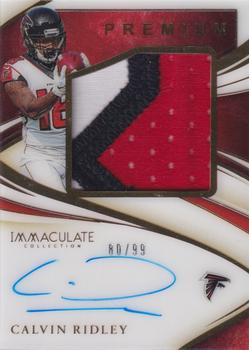 2020 Panini Immaculate Collection - Premium Patch Autographs #PPA-CR Calvin Ridley Front