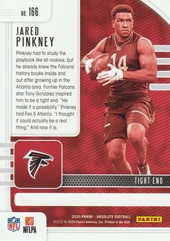 2020 Panini Absolute - Retail #166 Jared Pinkney Back