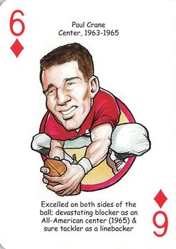 2007 Hero Decks Alabama Crimson Tide Football Heroes Playing Cards #6♦ Paul Crane Front
