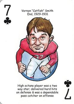 2007 Hero Decks Georgia Bulldogs Football Heroes Playing Cards #7♣ Vernon Smith Front