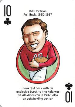 2007 Hero Decks Georgia Bulldogs Football Heroes Playing Cards #10♣ Bill Hartman Front
