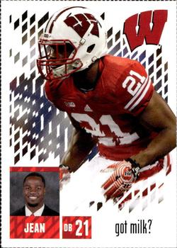 2013 Wisconsin Badgers Program Cards #NNO Peniel Jean Front