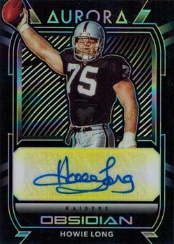 2020 Panini Obsidian - Aurora Autos Electric Etch Yellow #AA20 Howie Long Front