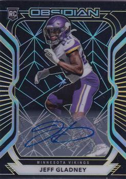 2020 Panini Obsidian - Rookie Autos Electric Etch Yellow #169 Jeff Gladney Front