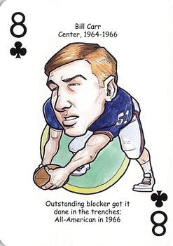 2007 Hero Decks Florida Gators Football Heroes Playing Cards #8♣ Bill Carr Front