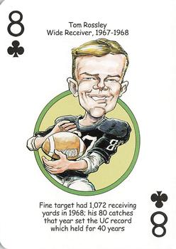 2009 Hero Decks Cincinnati Bearcats Football Heroes Playing Cards #8♣ Tom Rossley Front