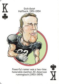 2009 Hero Decks Cincinnati Bearcats Football Heroes Playing Cards #K♣ Dick Goist Front