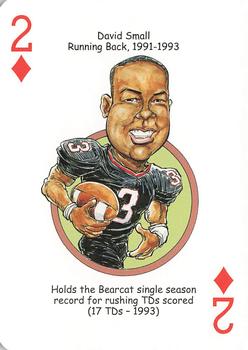 2009 Hero Decks Cincinnati Bearcats Football Heroes Playing Cards #2♦ David Small Front