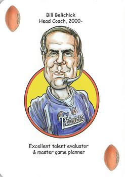 2019 Hero Decks New England Patriots Football Heroes Playing Cards #NNO Bill Belichick Front