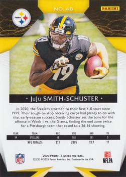 2020 Panini Limited #48 JuJu Smith-Schuster Back