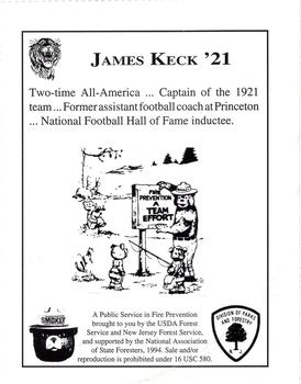1994 Princeton Athletic News #NNO James Keck Back