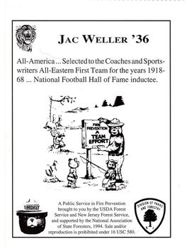 1994 Princeton Athletic News #NNO Jac Weller Back
