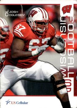 2010 Wisconsin Badgers Program Cards #NNO Josh Oglesby Front