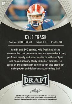 2021 Leaf Draft #05 Kyle Trask Back
