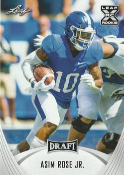 2021 Leaf Draft #18 Asim Rose Jr. Front