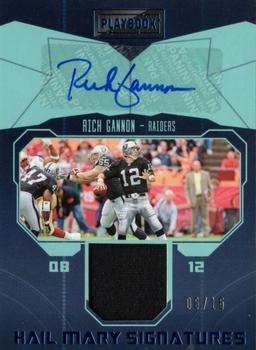 2020 Panini Playbook - Hail Mary Signatures Platinum #HM-RG Rich Gannon Front