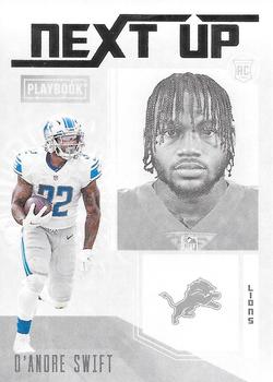 2020 Panini Playbook - Next Up #NU-9 D'Andre Swift Front
