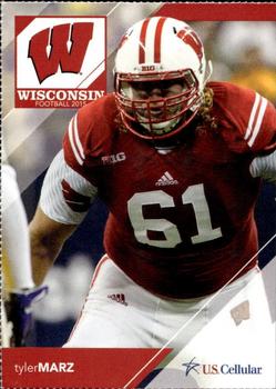 2015 Wisconsin Badgers Program Cards #NNO Tyler Marz Front