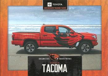 2020 Oregon State Beavers #NNO Toyota Tacoma Back