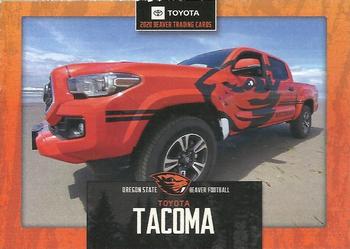 2020 Oregon State Beavers #NNO Toyota Tacoma Front