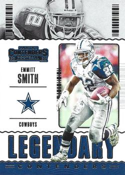 2020 Panini Contenders - Legendary Contenders #LC-ESM Emmitt Smith Front