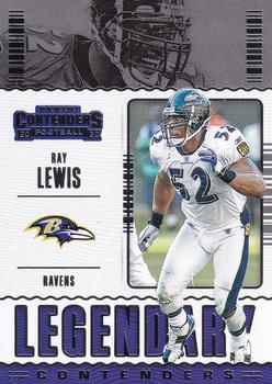 2020 Panini Contenders - Legendary Contenders #LC-RLE Ray Lewis Front