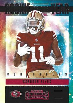 2020 Panini Contenders - Rookie of the Year Contenders #RY-BA Brandon Aiyuk Front