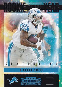 2020 Panini Contenders - Rookie of the Year Contenders #RY-DAS D'Andre Swift Front