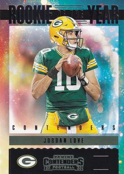 2020 Panini Contenders - Rookie of the Year Contenders #RY-JLO Jordan Love Front